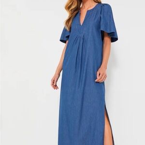 Tuckernuck flutter Blue Maxi Dress